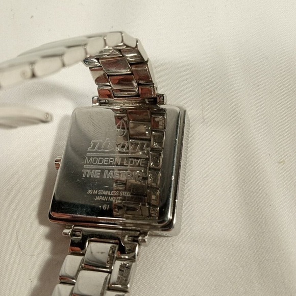 Nixon Modern Love "The Metric" Quartz Analog Women's Watch B&W - New Battery - Picture 8 of 10